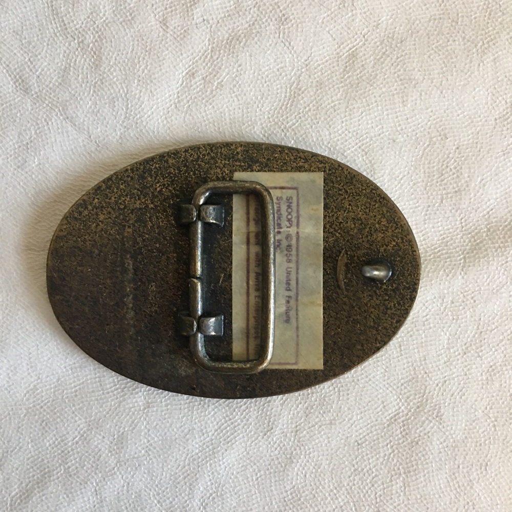 ❌ SOLD ❌ Vintage 70s Snoopy belt buckle - Picture 2 of 4